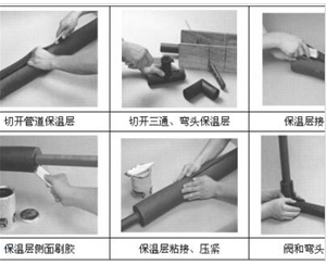 橡塑保溫棉的安裝方法